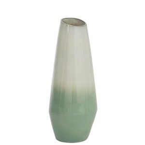 Světle zelená váza J-Line Botanic, výška 50 cm