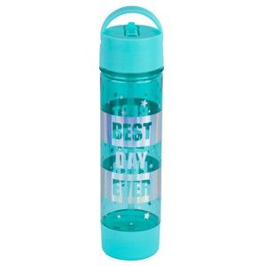 Modrá lahev na vodu Tri-Coastal Design Best Day Ever, 500 ml