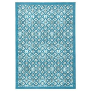 Světle modrý koberec Hanse Home Gloria Tile, 200 x 290 cm