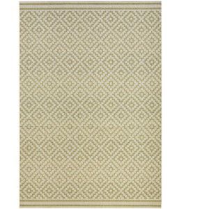 Zelený koberec vhodný do exteriéru Bougari Karo, 160 x 230 cm