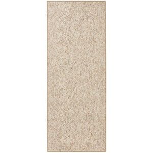 Béžovohnědý běhoun BT Carpet Wolly, 80 x 200 cm