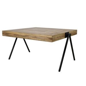 Odkládací stolek s deskou z mangového dřeva HSM collection Seon, délka 80 cm