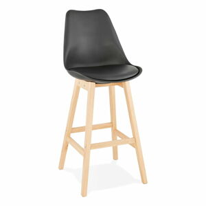Černá barová židle Kokoon April, výška sedu 75 cm