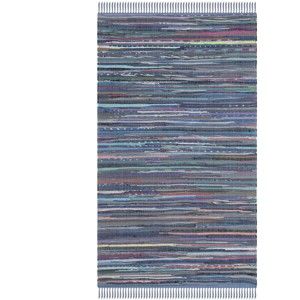 Modrý koberec Safavieh Elena, 68 x 182 cm