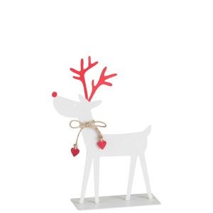 Vánoční kovová soška J-Line Reindeer