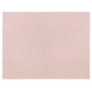 Růžový dětský bavlněný ručně vyrobený koberec Naf Naf Stars, 160 x 120 cm