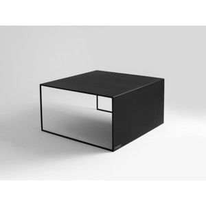 Černý konferenční stolek Custom Form 2Wall, 80 x 80 cm