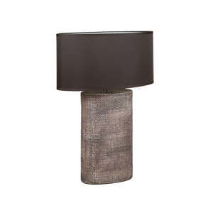 Hnědá keramická stolní lampa Santiago Pons Coastal, výška 71 cm