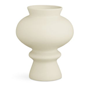 Krémově bílá keramická váza Kähler Design Kontur, výška 23 cm