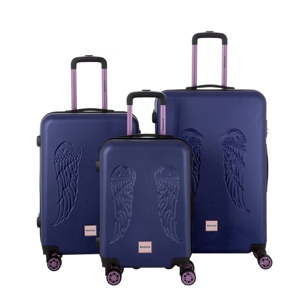 Sada 3 modrých cestovních kufrů Berenice Wingy