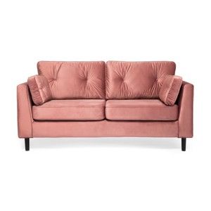 Pudrově růžová 3místná sedačka Vivonita Portobello