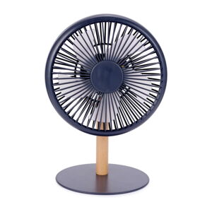 Šedá stolní lampa s ventilátorem na dálkové ovládání (výška 26 cm) Beyond – Gingko
