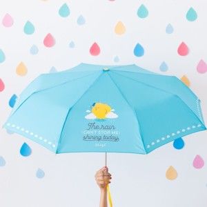 Modrý deštník Mr. Wonderful The rain can't stop me shining