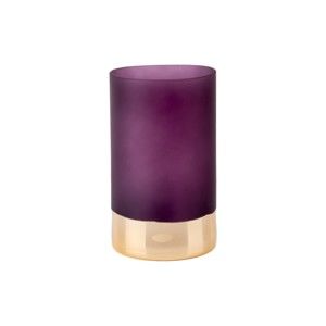 Fialovo-zlatá matná váza PT LIVING Glamour, výška 20 cm
