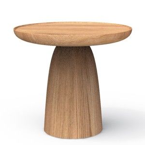 Odkládací stolek z masivního dubového dřeva Javorina Hrib 50