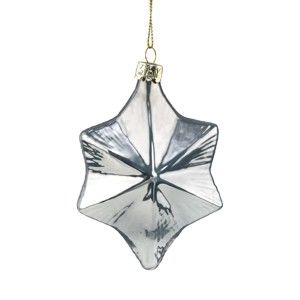 Vánoční závěsná ozdoba ze skla Butlers Hvězda, ⌀ 10 cm