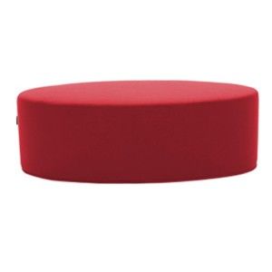 Červený puf Softline Bon-Bon Valencia Red , délka 60 cm