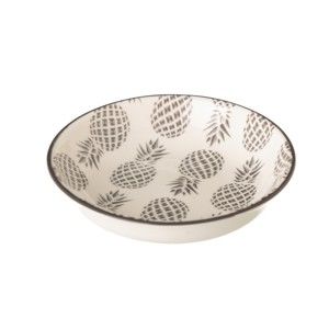 Šedobílý porcelánový hluboký talíř Unimasa Pinna, ⌀ 9,2 cm