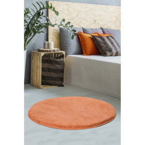 Oranžový koberec Milano, ⌀ 90 cm
