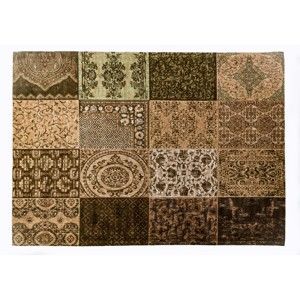 Hnědý koberec z bavlny Cotex Colorado, 120 x 180 cm