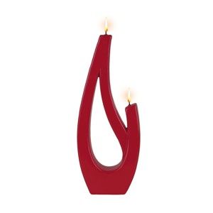 Červená svíčka Alusi Saba Grande, 12 hodin hoření