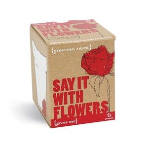 Pěstitelský set se semínky růže Gift Republic Say It With Flowers