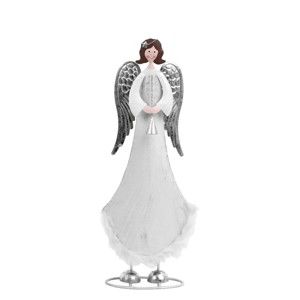 Dekorativní kovový anděl Ego Dekor Bell, výška 35 cm