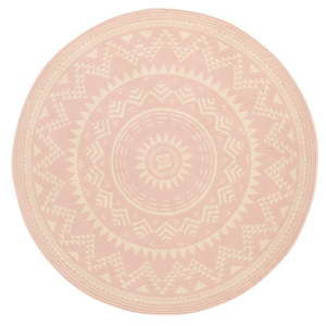 Růžovo-béžový koberec Hanse Home Celebration, ⌀ 200 cm