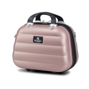 Růžový dámský příruční cestovní kufřík My Valice SMART BAG RESSNO Make Up & Hand Suitcase