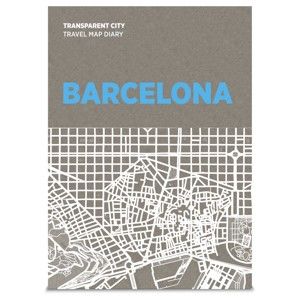 Mapa na popisky Palomar Transparent City Barcelona