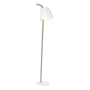 Bílá volně stojící lampa Markslöjd Spin Floor White