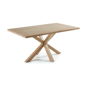 Jídelní stůl s dřevěným podnožím La Forma Arya, 90 x 160 cm