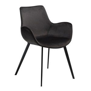 Černá jídelní židle s područkami DAN-FORM Denmark Hype