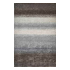 Šedý vlněný koberec 170x120 cm Elements - Think Rugs