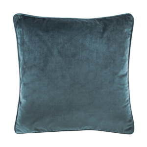 Tmavě tyrkysový polštář Tiseco Home Studio Velvety, 45 x 45 cm