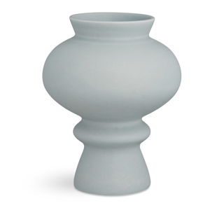 Modrošedá keramická váza Kähler Design Kontur, výška 23 cm