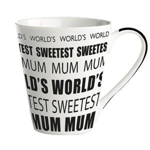 Porcelánový hrnek KJ Collection World’s Sweetest Mum, 300 ml