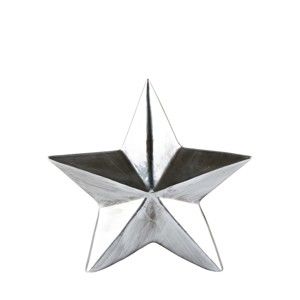 Dekorativní soška KJ Collection Star Silver, výška 14 cm