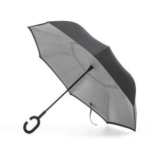 Černo-šedý deštník InnovaGoods, ø 98 cm