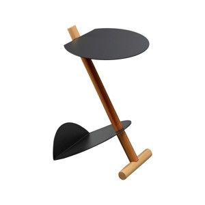 Černý odkládací stolek Design Twist Lake