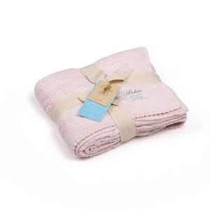 Růžová dětská deka Baby Ecru Lily, 80 x 110 cm