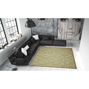 Zelený venkovní koberec Floorita Fiore, 135 x 190 cm