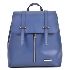 Modrý dámský kožený batoh Sofia Cardoni