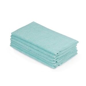 Sada šesti světle modrých ručníků Beverly Hills Polo Club, 50 x 30 cm