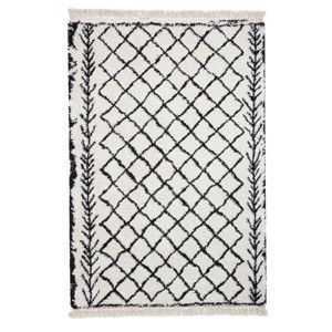 Bílo-černý koberec Think Rugs Boho Lento White & Black, 120 x 170 cm