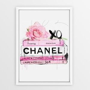 Plakát v rámu Piacenza Art Books Chanel, 30 x 20 cm