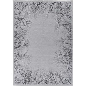 Šedý oboustranný koberec Narma Puise Silver, 100 x 160 cm