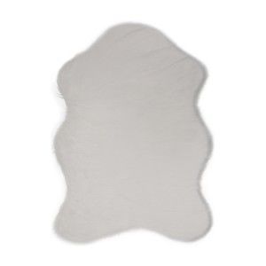 Bílý koberec z umělé kožešiny Pelus White, 75 x 100 cm