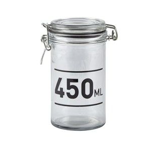 Skleněná dóza s víkem KJ Collection Jar, 450 ml
