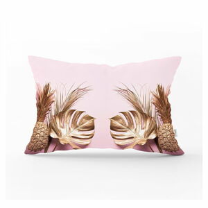 Dekorativní povlak na polštář Minimalist Cushion Covers Gold Pineapple, 35 x 55 cm
